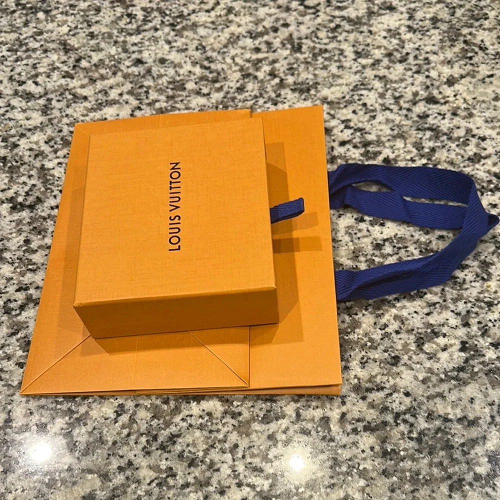 Louis Vuitton Orange Box with Cream Dust Bag